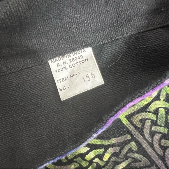 Brandless Handmade Tie Dye Celtic Knot Crossbody Hobo Tote Bag - Picture 7 of 14